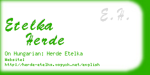 etelka herde business card